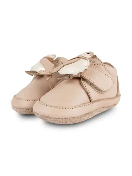 Donsje Шкіряні кросівки для немовлят Niek Sneakers Pink Chickadee рожеві