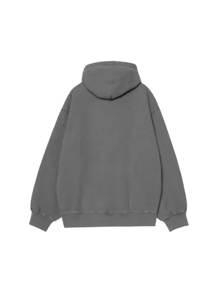 Bluza z kapturem Carhartt Wip z kapturem szara