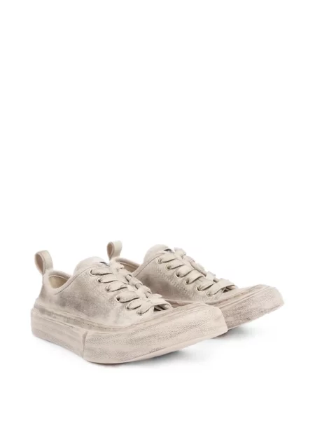 Sneakerși Ann Demeulemeester zdrențuiți alb