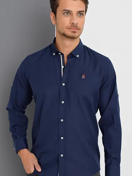 Риза Dewberry синьо