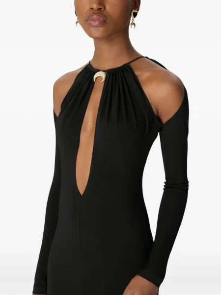 Rochie Marine Serre drapată de costum negru