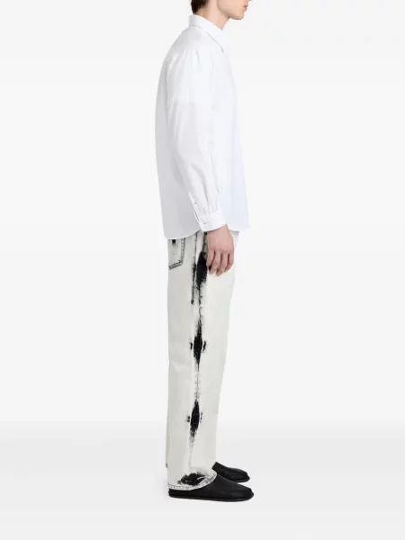Cămașă Proenza Schouler din poplin alb