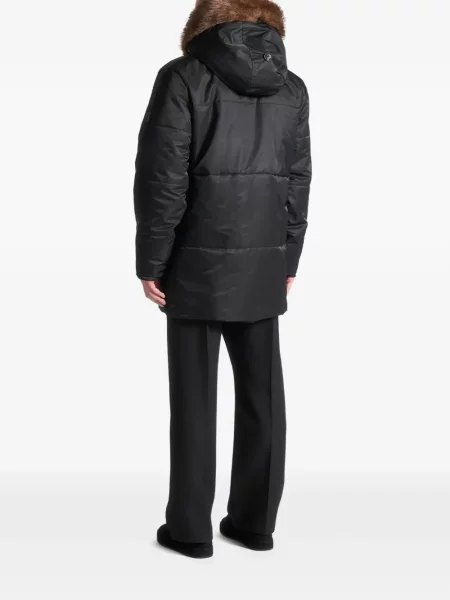 Palton de blană Manière De Voir cu blană negru