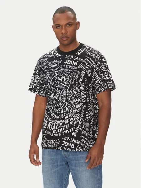 Футболка Versace Jeans Couture черная