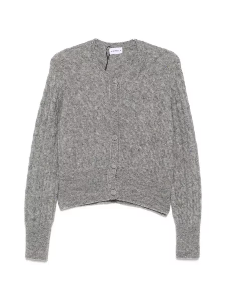 Cardigan Marella tricotate gri