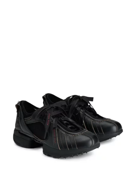 Balerini Adidas cu perle din dantelă cu șireturi negru