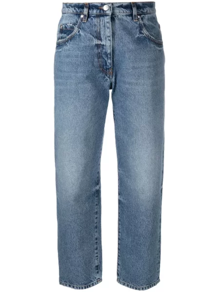 Blugi drepți Msgm albastru