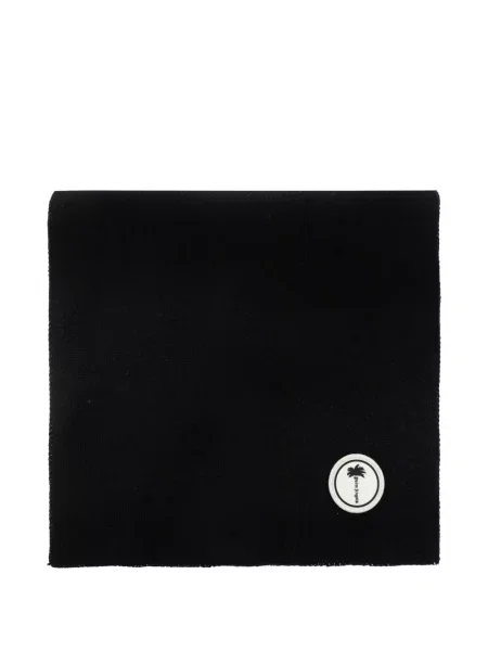 Fular Palm Angels tricotate cu autograf negru