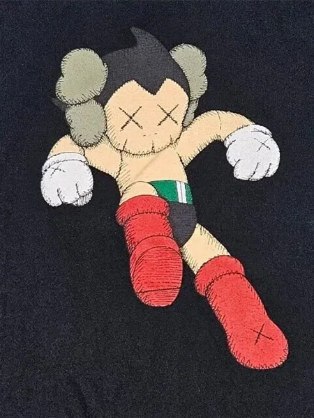 Koszulka dziecięca Kaws czarna