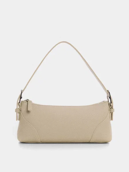MANGO Nora Сумка бежевий