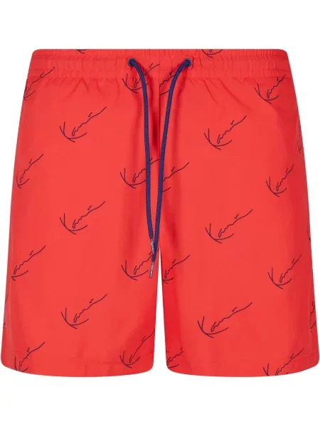 Karl Kani Kratke hlače za surfanje mornarska rdeča
