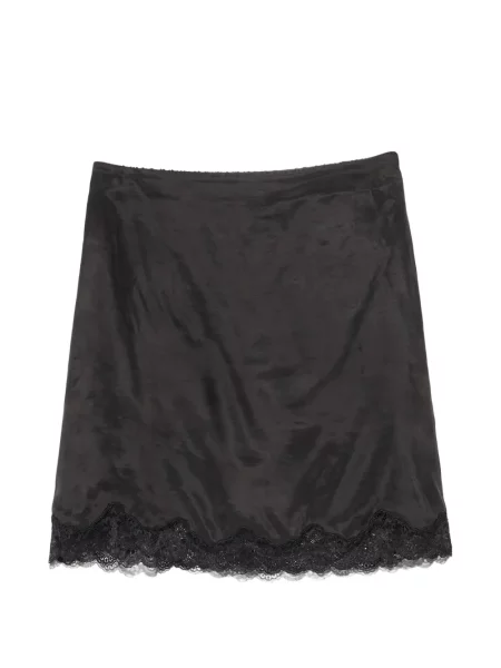 Fustă Bimba Y Lola din dantelă negru
