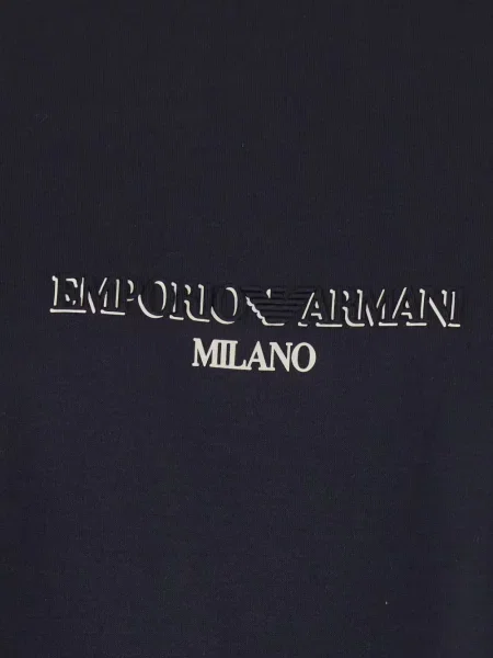 Μπλούζα Emporio Armani με σχέδιο μπλε