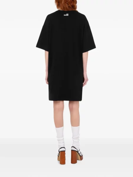 Rochie Love Moschino din jerseu negru
