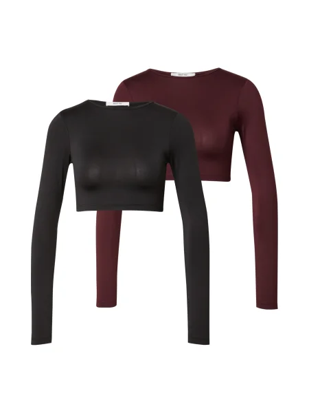 ABOUT YOU Tričko Nala bordó černá