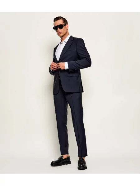 BOSS BLACK De lână costum | Boss x Marlane negru