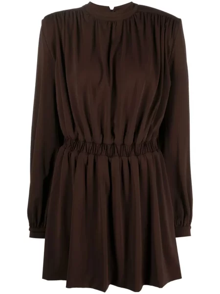 Rochie mini Federica Tosi de costum maro