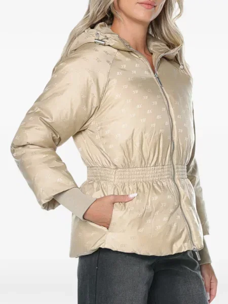 Geacă Armani Exchange cu glugă cu imagine