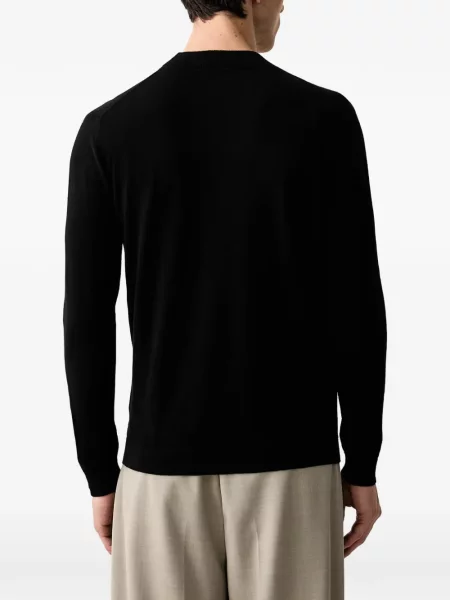 Pulover Karl Lagerfeld cu broderie negru