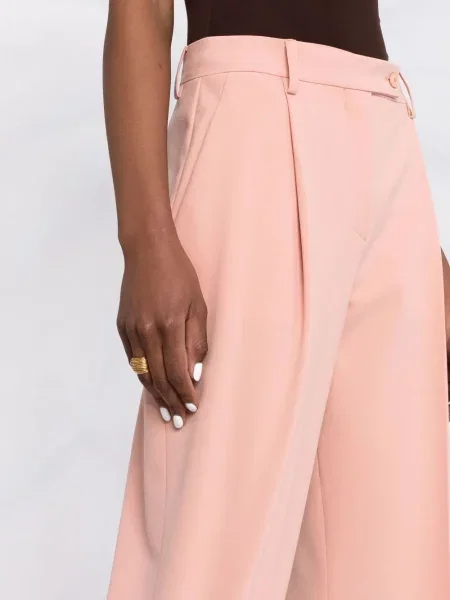 Pantaloni Alberta Ferretti roz