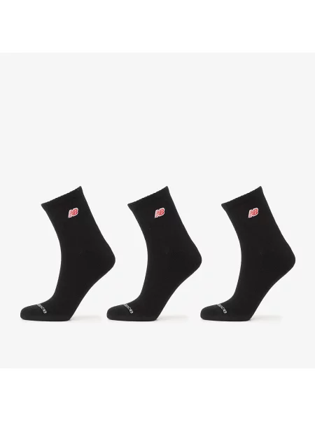 Чорапи New Balance с автограф черно