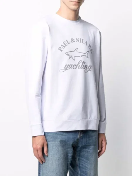 Majica s grafičkim uzorkom Paul & Shark s printom bijela