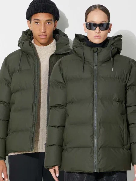 Яке Rains Jackets зимен модел зелено
