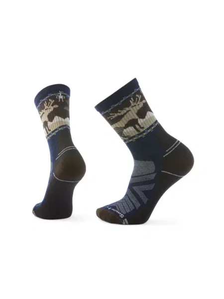 SMARTWOOL skarpety trekkingowe H LC MOUNT MOOSE CRW HIKE DEENA M granatowe