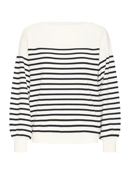 ICHI Pulover IHLULS bleumarin alb