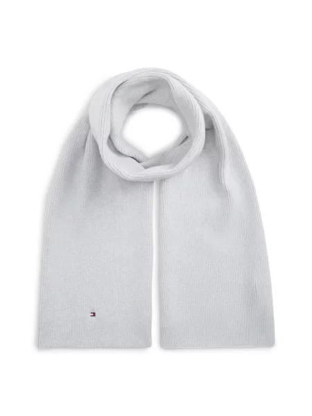Tommy Hilfiger Șal cu adaos de lână gri