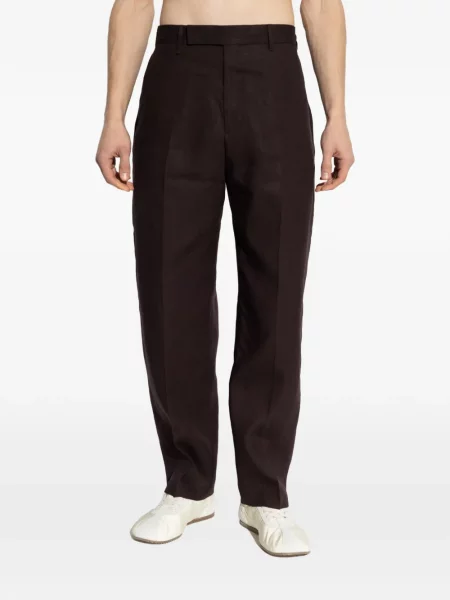 Pantaloni Paul Smith cu crăpătură maro