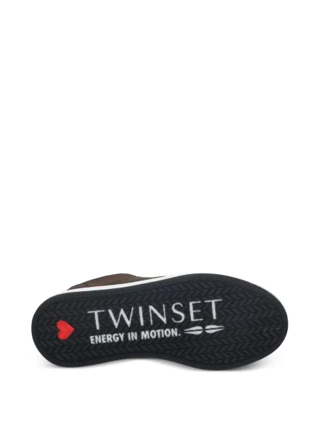 Sneakerși Twinset cu imagine maro