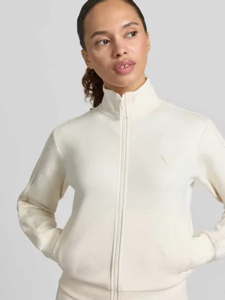 Bluza rozpinana ze wzorem z logo model CALISTA' Guess Activewear biała