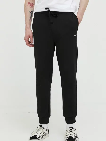 Donji dio trenirke HUGO glatki crna