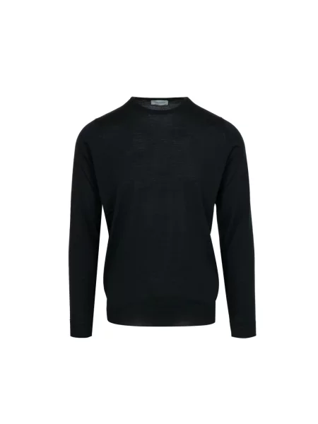 Sweter John Smedley wełniany czarny