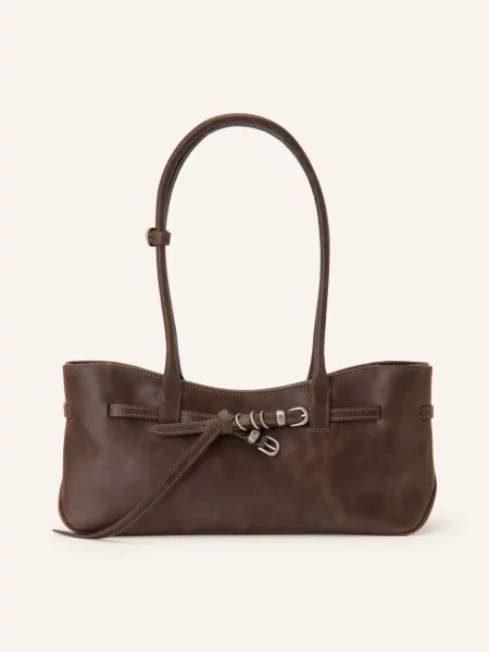 Marge Sherwood Kabelka Přes Rameno Grandma Used Shoulder Bag tmavě hnědá