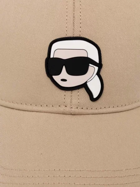 Бейсболка Karl Lagerfeld з аплікацією чорний