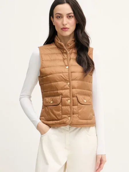 Tommy Hilfiger Brezrokavnik rjava