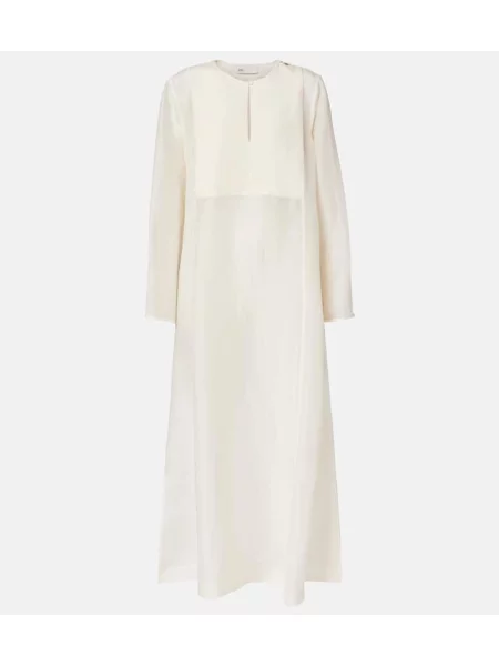 Rochie Tory Burch de in plisată alb