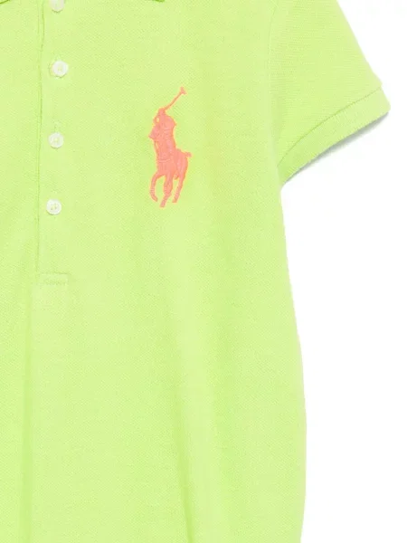 Sukienka dziecięca Polo Ralph Lauren zielona