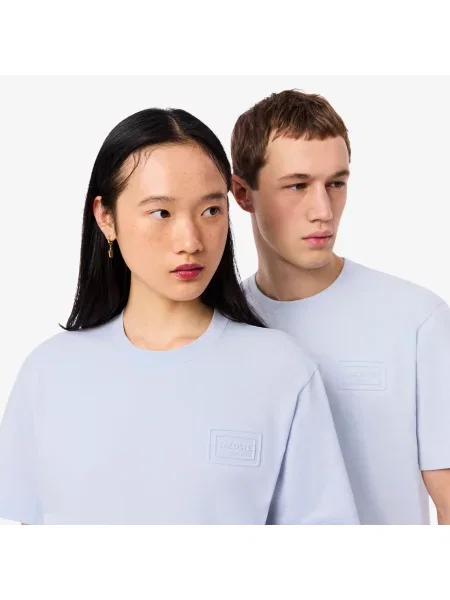 Футболка Lacoste голубая