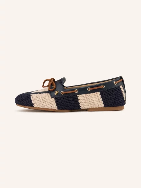 Tommy Hilfiger mokasyny TH FLEX BOAT SHOE CROCHET białe