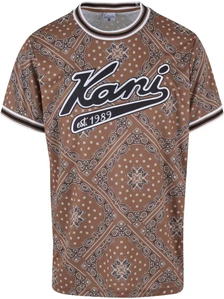 Karl Kani Tricou maro / negru alb