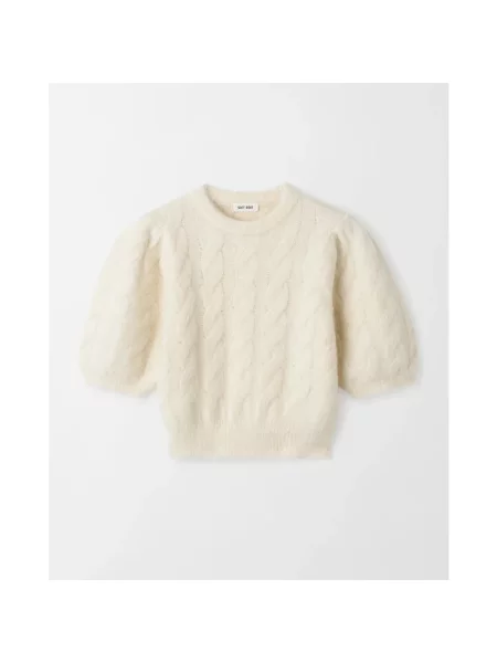 Dzianinowy sweter Soft Goat beżowy