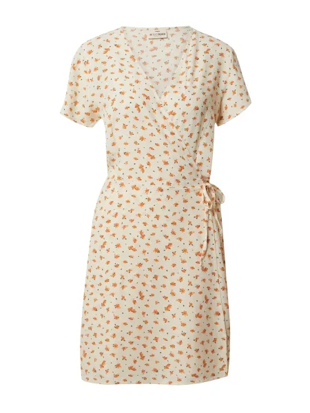 A LOT LESS Rochie de vară Evelyn bej / portocaliu negru