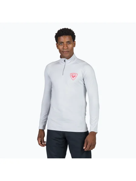Tricou de schi Rossignol New Hero Classique Hz moale pentru bărbați gri