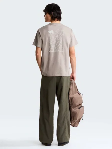 Футболка The North Face U NSE SLOPES RELAXED SHORT SLE сірий
