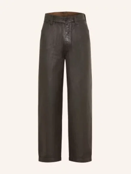 Lemaire Kalhoty Regular Fit černá