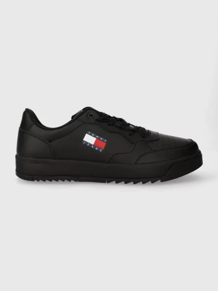 Félcipo Tommy Jeans fekete