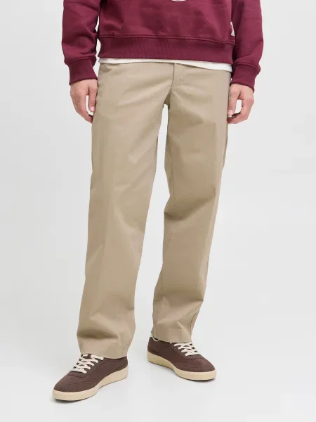 JACK & JONES Chino hlače JPSTKANE MASON temno bež